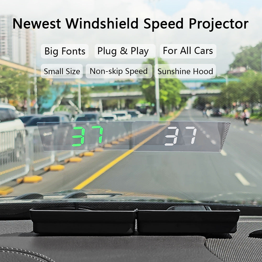 2026 Newest Windshield Speed Projector,Heads up Display for Cars,Car HUD,Head up Display for Car,Digital GPS HUD Speedometer,USB Cable Plug and Play,Automatic Brightness Adjustment,Large Font Display