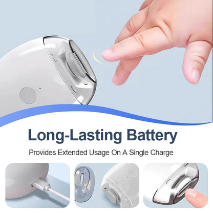 Electric Nail Clipper 🔥🔥🔥  LED light is clear at night, automatic nail grinder, say goodbye to flying nails