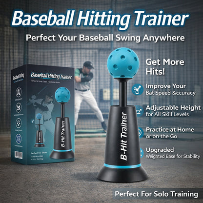 Baseball Training Tee Ball Popper,Pop Up Baseball Trainer,Hitting Tee for Perfect Swings,Batting Machine for Practicing Hitting Without a Pitcher