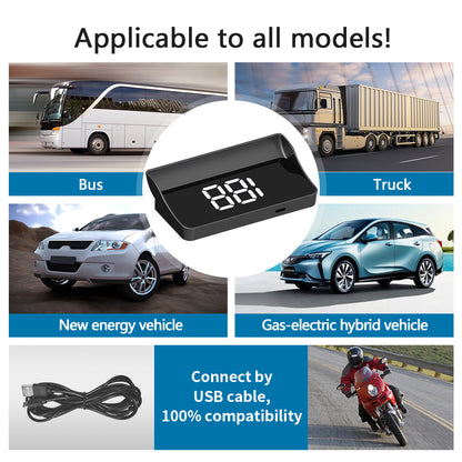 2026 Newest Windshield Speed Projector,Heads up Display for Cars,Car HUD,Head up Display for Car,Digital GPS HUD Speedometer,USB Cable Plug and Play,Automatic Brightness Adjustment,Large Font Display
