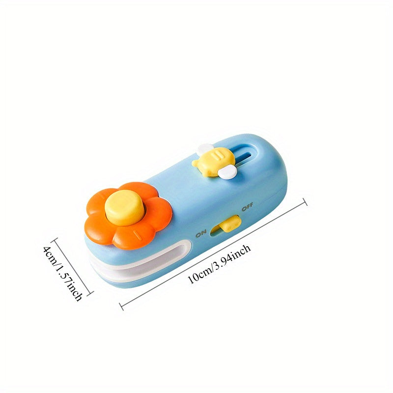 A Portable Snack Sealing Machine,Mini Rechargeable And Compact