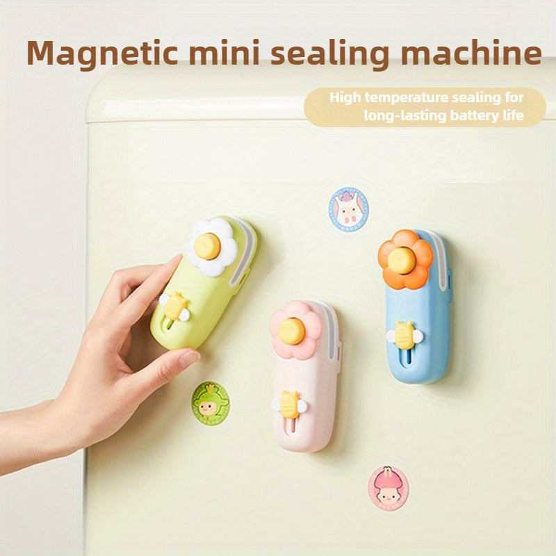 A Portable Snack Sealing Machine,Mini Rechargeable And Compact