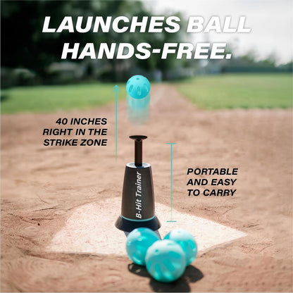 Baseball Training Tee Ball Popper,Pop Up Baseball Trainer,Hitting Tee for Perfect Swings,Batting Machine for Practicing Hitting Without a Pitcher