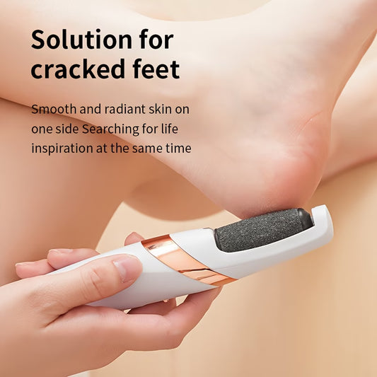 Electric Foot Dead Skin Remover, Foot Grinder, Portable Foot And Grinding Tool, 2 Interchangeable Grinding Heads