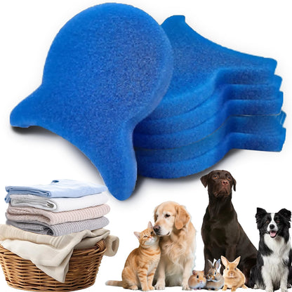 10Pcs Pet Hair Remover for Launday, Reusable Dog&Cat Hair Remover Tool, Effectively Removes Pet Hair, Lint and Dander from Bedding and Clothing,Fits Washers & Dryers