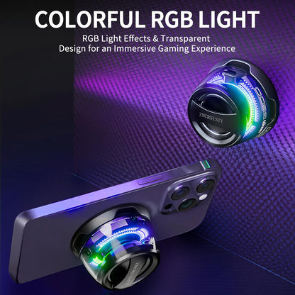 2Pcs Magnetic Bluetooth Speaker with RGB Light - Portable Mini Bluetooth Speaker, Full-Range Stereo Sound for 7H Playtime, Game Mode, Perfect Teen Gift for Outdoor Adventure Party(Black)