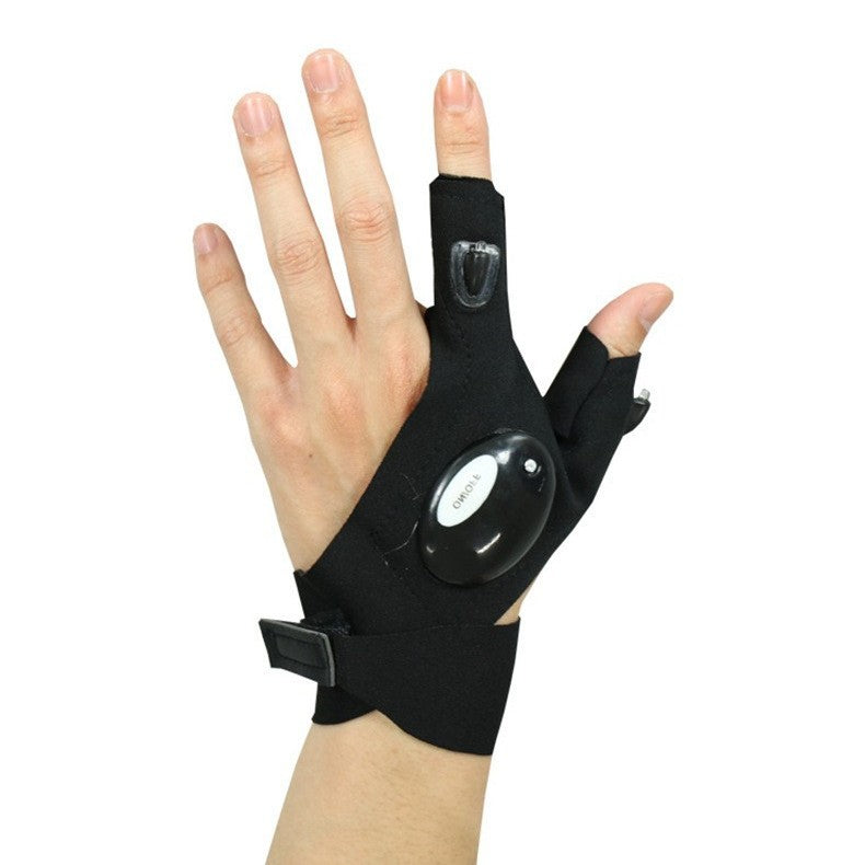 A pair of LED Flashlight Gloves, Father Day Gifts from Wife Daughter, Anniversary Birthday Gift for Men Dad Him Husband Boyfriend, Camping Essentials Cool Gadgets Tools for Fishing Repairing