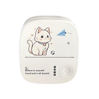 Mini Sticker Printer, Mini Thermal Printer, Portable Bluetooth Inkless Printpods, Pocket Label Maker Suitable for Creative Kids DIY, Diaries, Photos, Study Notes